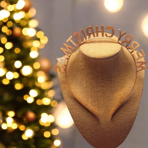 "Merry Christmas" Headband - Picture 2 of 3